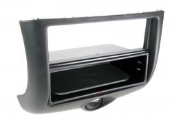 Einbaurahmen Inbay für DIN Autoradio in Toyota Yaris (1999-2003) - schwarz