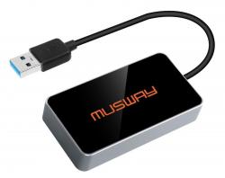 Musway BTA2 - Bluetooth Dongle fr Audiostreaming und APP-Steuerung