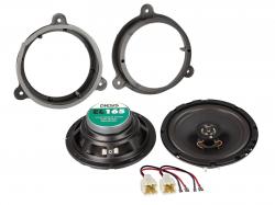 ACV 671250-13-1 - 16,5 cm 2-Wege-Lautsprecher mit 100 Watt (RMS: 50 Watt) - Nissan, Opel, Renault