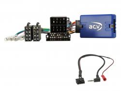 ACV CAN-Bus- / Lenkradadapter für Fiat Panda (2012-2020) ISO/Mini ISO auf JVC