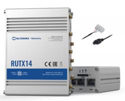 Teltonika LTE/WLAN Router RutX14, Cat12 bis 600 Mbit/s - TEL-RutX14-12V