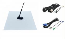 Dietz Antennenset A2 wei, UKW/DAB+/GPS, 10m Kabel, DIN / ISO / FAKRA / SMB - A2T3L1000UNI-W