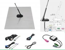 Dietz Antennenset A3, UKW/DAB+/GPS/DVB-T2, 10m Kabel, DIN / ISO / FAKRA / SMB - A3T3L1000UNI