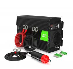 GreenCell INV04DE - Wechselrichter / Spannungswandler 24V auf 230V, 500W / 1000W - 142019