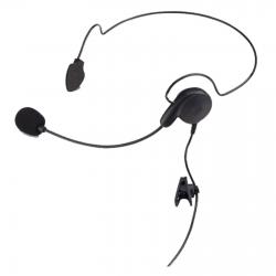 Kenwood KHS-22 - Nackenbügel-Kopfhörer mit Schwanenhalsmikrofon und Inline-PTT für UBZ-LJ9SET