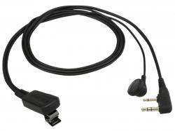 Kenwood EMC-11W - Clip Mikrofon mit Ohrhörer und PTT für UBZ-LJ9SET