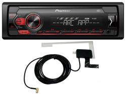 Pioneer MVH-S220DAB - MP3-Autoradio mit DAB / USB / iPod / AUX-IN - inkl. DAB-Antenne AN-DAB1