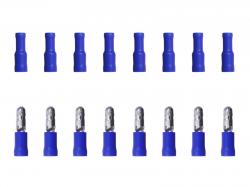 ACV Rundstecker / Rundhlsen blau 1,5 - 2,5 mm (Set je 8 Stck) - 34002535-2-8