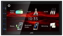 JVC KW-M180DBT - Doppel-DIN MP3-Autoradio mit Touchscreen / DAB / Bluetooth / USB / iPod