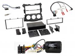 Einbauset mit Lenkradadapter fr DIN Autoradio in Nissan 370Z (2009-2013), Roadster (ab 2010)