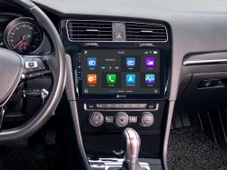 Dynavin D9-3S Premium 96 GB - Navigation mit Touchscreen / DAB / Bluetooth fr VW Golf 7 - grau