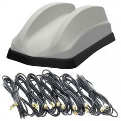 Panorama Dachantenne 4x LTE / 5G / 3x WLAN / GPS, wei, 1,5 m Kabelsatz - PAN-ANT815