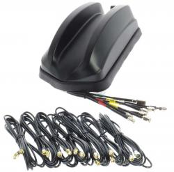 Panorama Dachantenne 4x LTE / 5G / 3x WLAN / GPS, schwarz, 1,5 m Kabelsatz - PAN-ANT815B