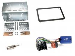 Radioeinbauset mit CAN-Bus f�r Doppel DIN Autoradio in Alfa Romeo 159, Brera (2005-2011) - schwarz