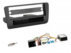 Radioeinbauset mit CAN-Bus fr DIN Autoradio in Audi A1 (2010-2019), 40 pin - schwarz