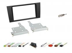 Radioeinbauset mit CAN-Bus f�r Doppel DIN Autoradio in Audi A4 B5 (8D Facelift) 99-01 - schwarz