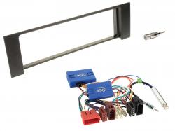 Radioeinbauset mit CAN-Bus f�r DIN Autoradio in Audi A4 ISO + Teilaktiv (2000-2009) - schwarz