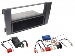 Radioeinbauset mit CAN-Bus f�r DIN Autoradio in Audi A6 Vollaktiv (2001-2005) - schwarz