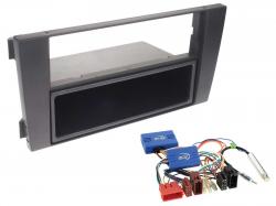 Radioeinbauset mit CAN-Bus f�r DIN Autoradio in Audi A6 Teilaktiv (2001-2005) - schwarz