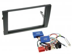 Radioeinbauset mit CAN-Bus fr Doppel DIN Autoradio in Audi A4 Teilaktiv (2001-2008) - schwarz