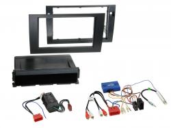 Radioeinbauset mit CAN-Bus f�r DIN Autoradio in Audi A4 Vollaktiv (B6, B7, 2001-2008) - schwarz