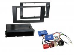 Radioeinbauset mit CAN-Bus f�r DIN Autoradio in Audi A4 Teilaktiv (B6,B7, 2001-2008) - schwarz