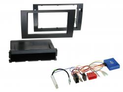 Radioeinbauset mit CAN-Bus f�r DIN Autoradio in Audi A4 (B6,B7, 2001-2008) - schwarz