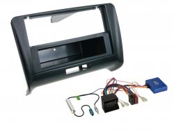 Radioeinbauset mit CAN-Bus fr DIN Autoradio in Audi TT (8J, 2006-2014) - schwarz