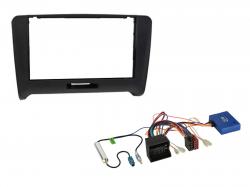 Radioeinbauset mit CAN-Bus f�r Doppel DIN Autoradio in Audi TT (8J, 2006-2014) - schwarz