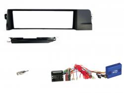 Radioeinbauset mit CAN-Bus f�r DIN Autoradio in BMW 3er (E46, 2002-2007) - schwarz, professional