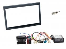 Radioeinbauset mit CAN-Bus f�r Doppel DIN Autoradio in Citroen C2, C3 (2008-2010) - schwarz
