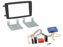 Radioeinbauset mit CAN-Bus f�r Doppel DIN Autoradio in Mercedes C (2000-2004, W203) - Kit, schwarz