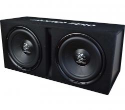 Ground Zero GZIB 2.30BR-Act - 2 x 30 cm Activ Subwoofer mit 400 Watt (RMS: 250 Watt)