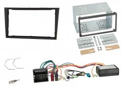 Radioeinbauset mit CAN-Bus f�r Doppel DIN Autoradio in Opel Corsa (D, 2009-2014) - stealth schwarz