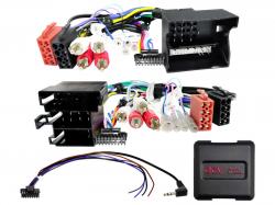 ACV Lenkradfernbedienungsadapter fr Audi ISO / Mini ISO / Quadlock Multilead Amp - Cinch - 42xad00c