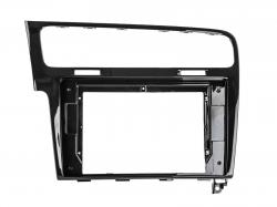 Einbaurahmen fr 10 Zoll Autoradio in VW Golf VII 7 (2012-2020) - Klavierlack