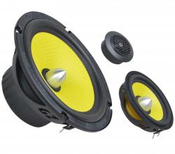 Ground Zero GZTC 165.3X-Act - 16,5 cm Komponenten-Lautsprecher mit 200 Watt (RMS: 150 Watt)