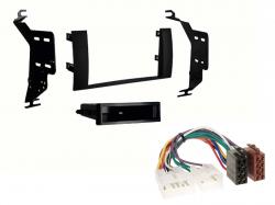 Radioeinbauset fr Doppel DIN Autoradio in Toyota Prius (2004-2009) - schwarz