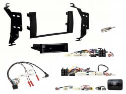 Einbauset mit Lenkradadapter fr Doppel DIN Autoradio in Toyota Prius (04-09), Display, Rckfahr