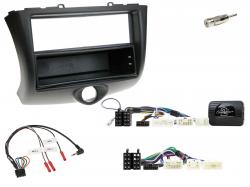 Einbauset mit Lenkradadapter fr DIN Autoradio in Toyota Yaris (P1, 2003-2005)