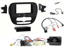 Einbauset mit Lenkradadapter fr Doppel DIN Autoradio in Kia Soul (17-19) - piano, Navigation