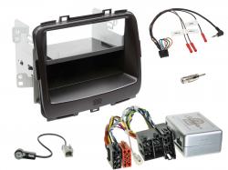 Einbauset mit Lenkradadapter fr DIN Autoradio in Kia Carens IV (RP, 2013-2019), Aktiv
