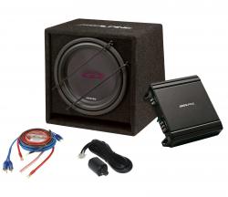 Alpine SBG-30KIT - 30 cm Aktiv Subwoofer mit 800 Watt (RMS: 150 Watt)