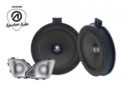 Alpine SPC-106T61-2 - 16,5 cm Komponenten-Lautsprecher mit 150 Watt (RMS: 100 Watt)