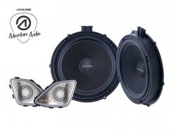 Alpine SPC-108T6 - 20 cm Komponenten-Lautsprecher mit 300 Watt (RMS: 100 Watt)