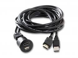 Alpine KCU-1H - USB- / HDMI-Einbaubuchse f�r FIAT Ducato