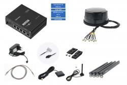 Teltonika 5G WLAN Router RUTC50 mit ANT510 schwarz - TEL-RUTC50-510B