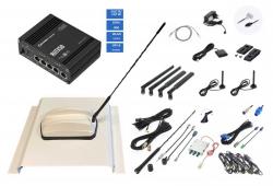 Teltonika 5G WLAN Router RUTX50B mit ANT615 und Trger 15904 - TEL-RUTX50B-615-4