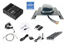 Teltonika 5G WLAN Router RUTX50-12V und Antenne DZ-ANT1030-50 - TEL-RUTX50B-1030-50