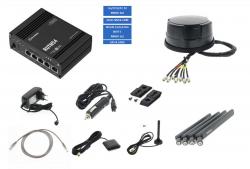 Teltonika 5G LTE WLAN Router RUTM54 mit ANT510 schwarz - TEL-RUTM54-510B